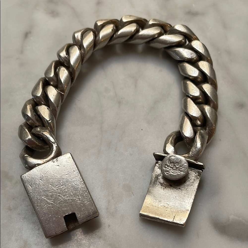 Chunky Sterling Silver Cuban Chain Jewelry Bracelet